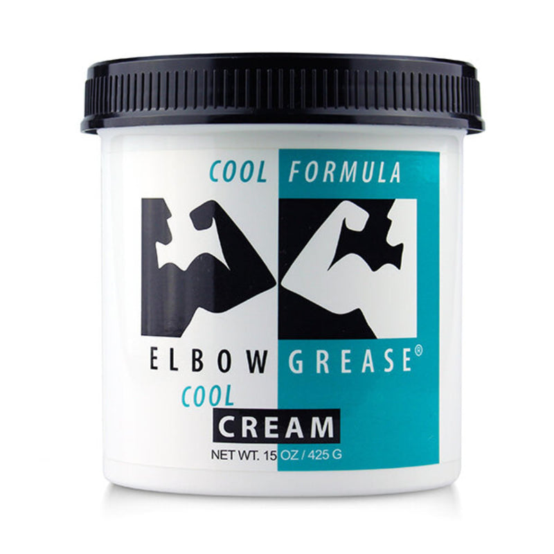 Elbow Grease Cool Massage Cream, Smoothing and Effective Massage Cream for Relaxation, Muscle Tension Relief, and Skin Nourishment – 15 oz (1 Pack) Cool Cream 15 Ounce (Pack of 1)