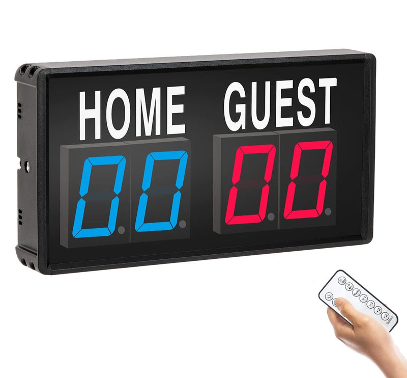 Ledbrigym Electronic Score Keeper Scoreboard with Remote for Cornhole Basketball Ping Pong Table Tennis Badminton Volleyball Baseball - BeesActive Australia