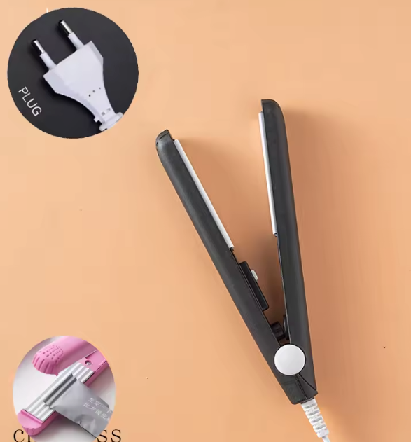 Mini Bag Sealer Heat Seal, Handheld Food Sealer Bag Resealer for Food Storage, Portable Smart Heat Sealer Machine with 45” Power Cable for Chip Bags, Plastic Bags, Snack Bags -Black Black - BeesActive Australia