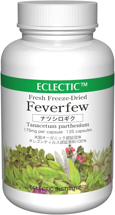 ECLECTIC Feverfew (Feverfew) 175mg x 135 capsules e154 - BeesActive Australia