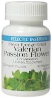 Eclectic Institute Valerian Passion Flower 250mg 90 tablets - BeesActive Australia