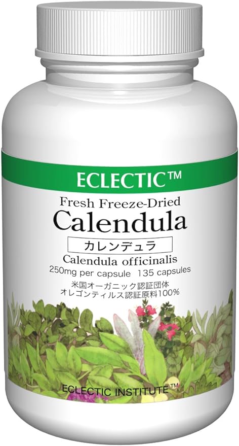 ECLECTIC EXCTRIC Calendula FFD 250mg 135 Capsules Fresh Upgrade - BeesActive Australia