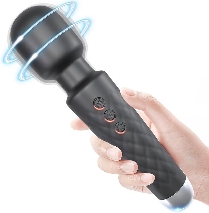 Electric Massager, Powerful Electric Massager, Cordless, Electric, 20 Types of Vibration Modes, USB Rechargeable - BeesActive Australia