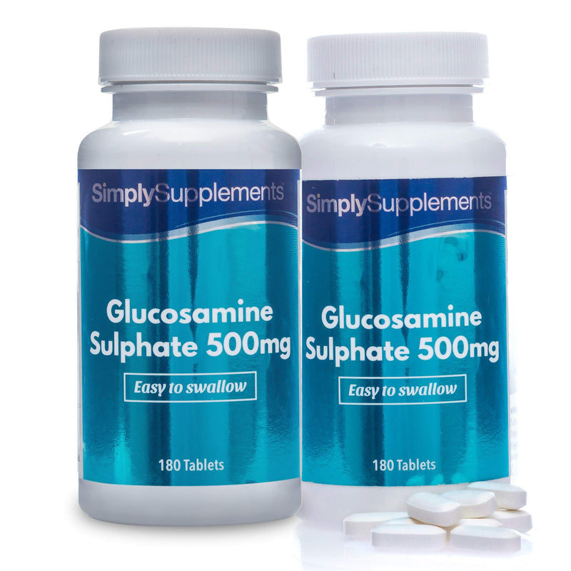 Easy to Swallow Glucosamine 500mg | Active Lifestyle Support | 2X 180 Tablets | Manufactured in The UK - BeesActive Australia