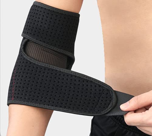 Elbow Support for Men Women Adjustable Neoprene Elbow Brace Arm Wrap Elbow Strap Elbow Support Sleeve for Golfer Elbow, Tennis Elbow, Arthritis Pain Relief, Tendonitis, Sports Injury Recovery(Single) - BeesActive Australia