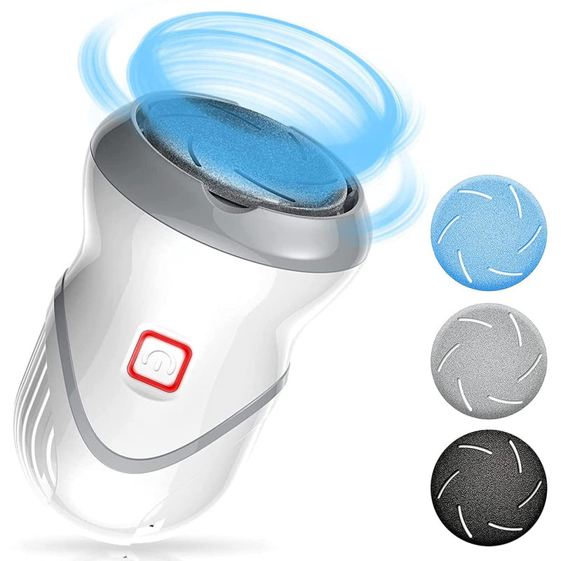 Electric Foot Grinder Adjustable Foot File Electric Pedicure Callus Remover Vacuum Adsorption Electric Foot Grinder Hard Skin Remover for Dead Dry Skin and Cracked Heel USB Rechargeable for Women Gift - BeesActive Australia