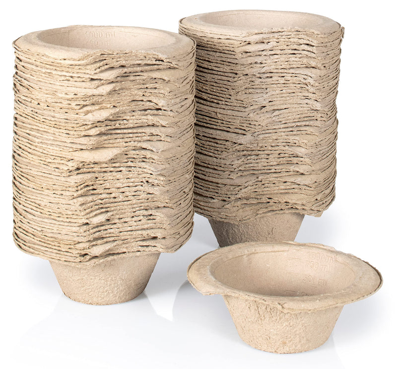 Easy Care Solutions | Disposable Pulp Sick Bowls with Rim | 1000ml | Pack of 50 (Pack of 50) - BeesActive Australia