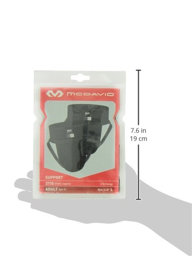 Mcdavid Jockstrap, Athletic Supporter w/ Stretch Mesh Pouch, Athletic Supporters for Men, 2 Pack Large Black - BeesActive Australia