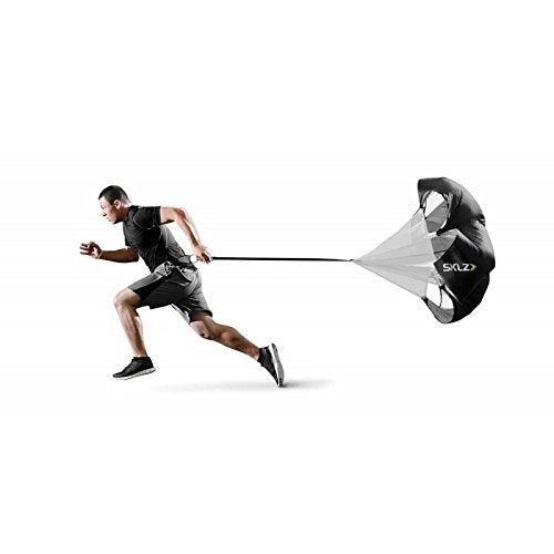 SKLZ Speed Chute Resistance Parachute for Speed and Acceleration Training Grey / Black, 54-Inch - BeesActive Australia