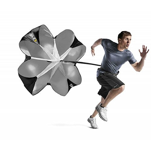 SKLZ Speed Chute Resistance Parachute for Speed and Acceleration Training Grey / Black, 54-Inch - BeesActive Australia