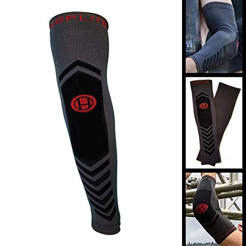 Premium Compression Arm Sleeves: Made for Trail Running, OCR Training & Racing by Hoplite Medium - BeesActive Australia