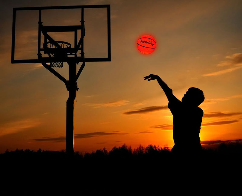 GlowCity Light Up Basketball-Uses Two High Bright LED's (Official Size and Weight) - BeesActive Australia