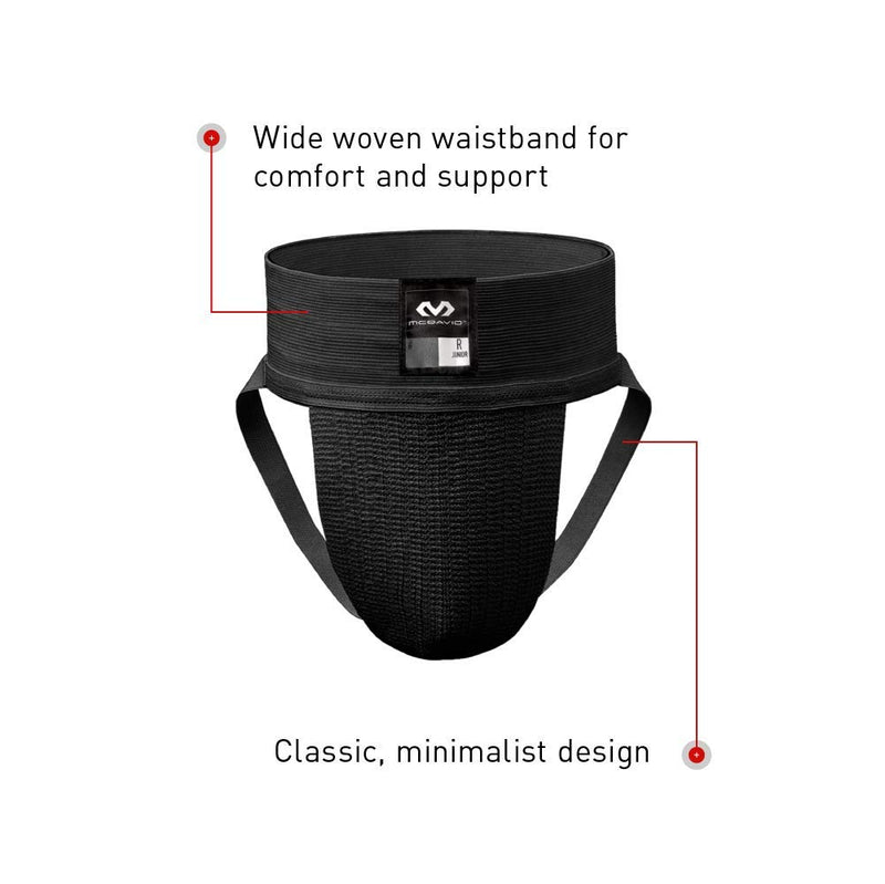 Mcdavid Jockstrap, Athletic Supporter w/ Stretch Mesh Pouch, Athletic Supporters for Men, 2 Pack Large Black - BeesActive Australia