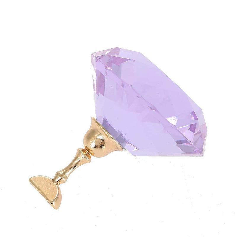 Tvoip 1Pcs Magnetic Nail Holder Practice Training Display Stand Acrylic Crystal Holders Alloy False Nail Tip Salon DIY Manicure Tools - BeesActive Australia