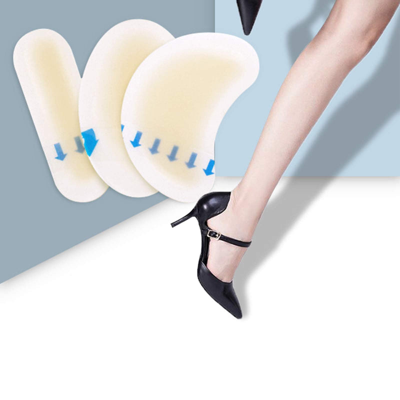 24Pcs Invisible Blister Plasters Bandages Hydrocolloid Gel Dressing Blister Cushion Pads Gel Blister Guard Blister Prevention Patches Waterproof Blister Protector Hydro Seal Band Aid for Heel Foot Toe 24pcs - BeesActive Australia