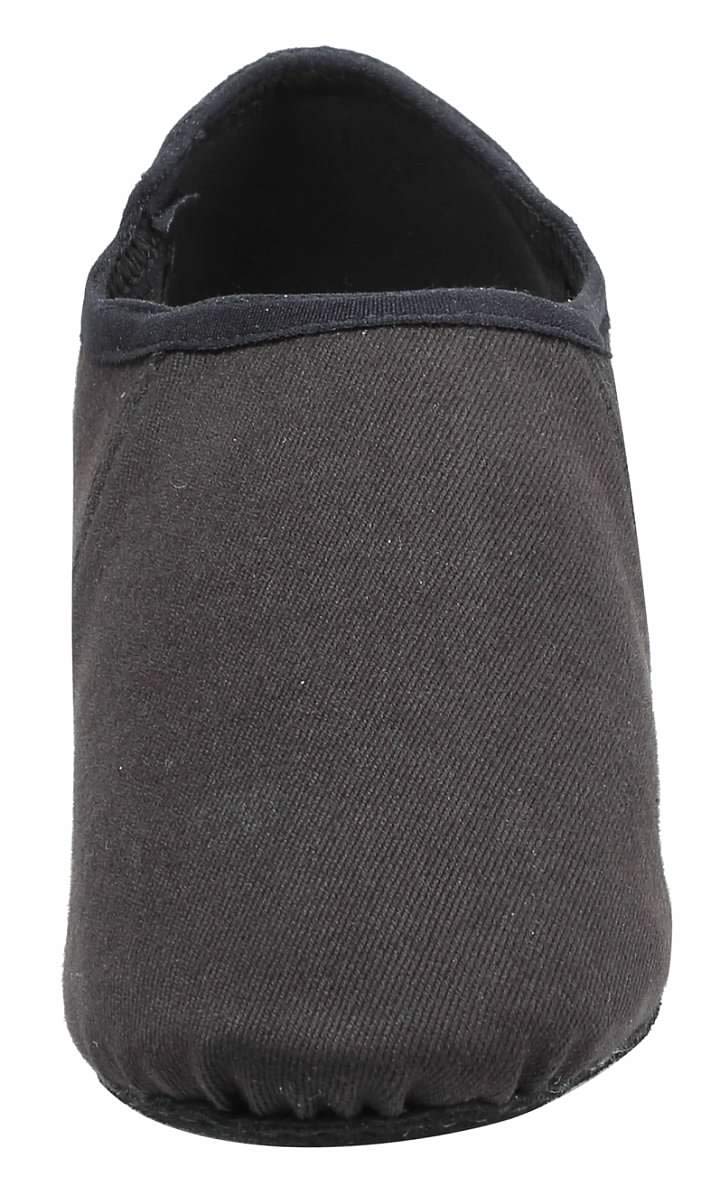Linodes Stretch Canvas Upper Jazz Shoe Slip-on Dance Shoes for Girls and Boys (Toddler/Little Kid/Big Kid) 1 Little Kid Black (Stretch Canvas) - BeesActive Australia