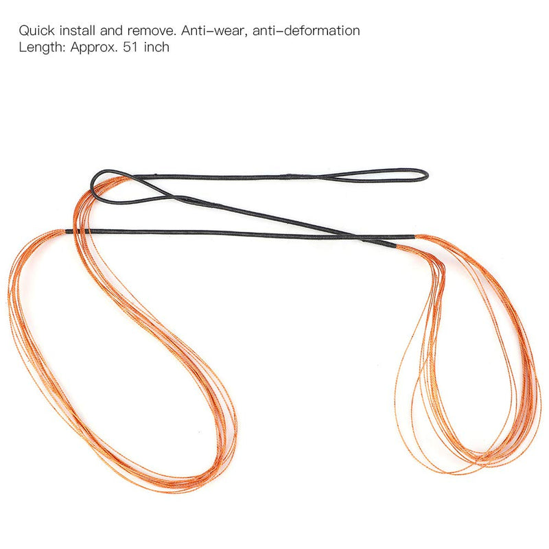 Ruiqas Recurve Bow String 51 Inch, Durable Polyester Fiber String for