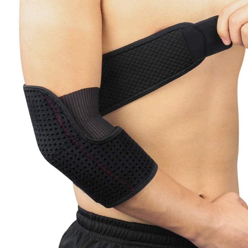 Elbow Support for Men Women Adjustable Neoprene Elbow Brace Arm Wrap Elbow Strap Elbow Support Sleeve for Golfer Elbow, Tennis Elbow, Arthritis Pain Relief, Tendonitis, Sports Injury Recovery(Single) - BeesActive Australia