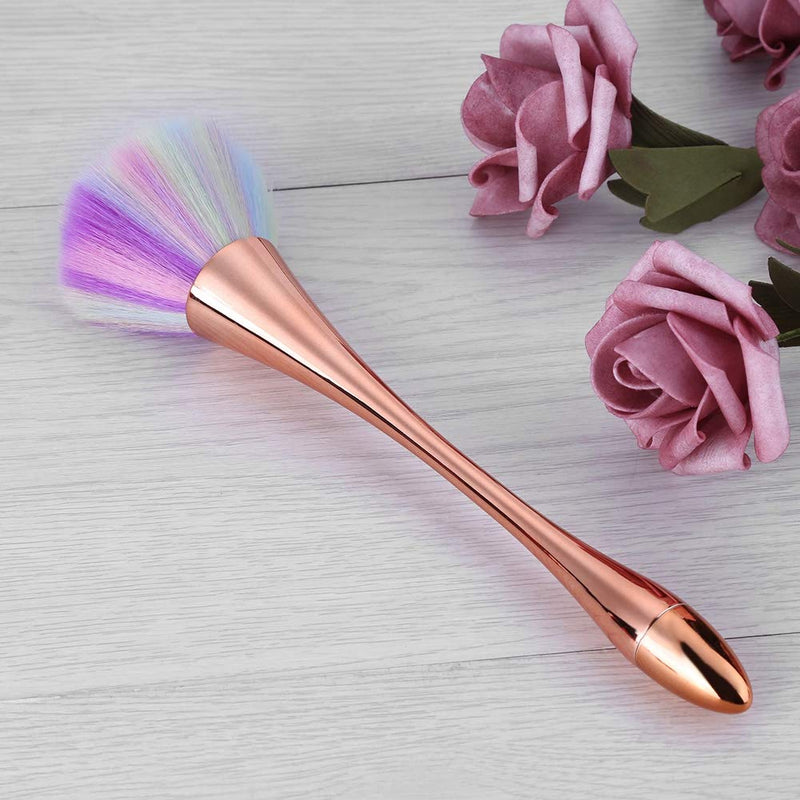 Filfeel 1Pcs Nail Dust Cleaning Brush, Soft Foundation Brushes Nail Art Powder Dust Removal Brushes Manicure DIY Tool(#3) #3 - BeesActive Australia