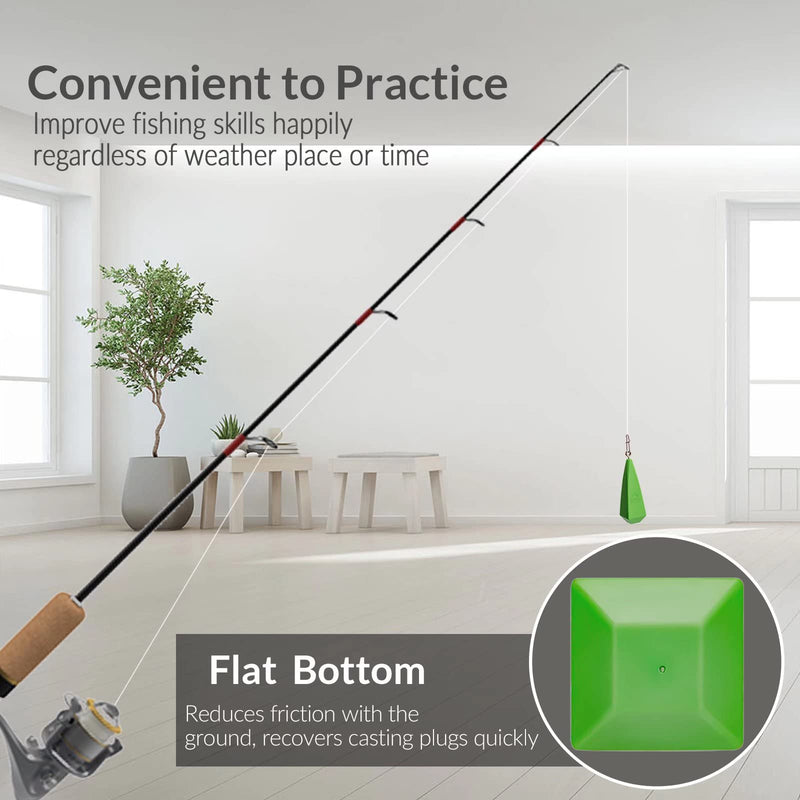 THKFISH Fishing Practice Plugs Practice Plugs Weight Casting Plug Fishing Practice for Kids Improving Casting Skill, 7 Sizes - BeesActive Australia