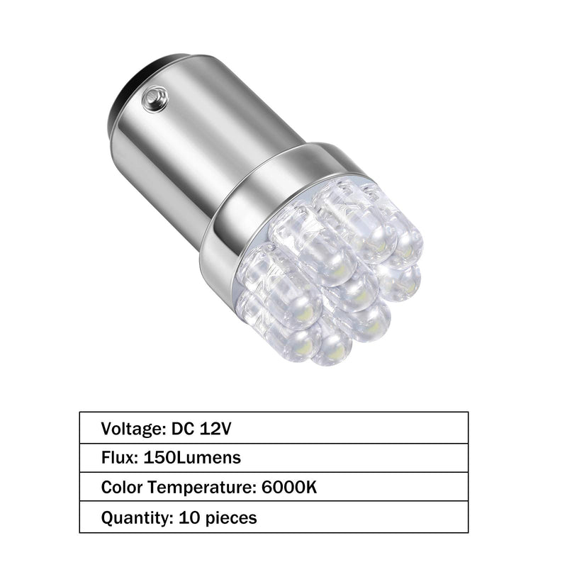 10 Pieces 1004 Marine LED Replacement Bulb 90 Bulb for Boat Navigation Lights BA15D LED Bulb for Boat Lights Bow Stern Marine LED Replacement Boat Accessories, 12V - BeesActive Australia