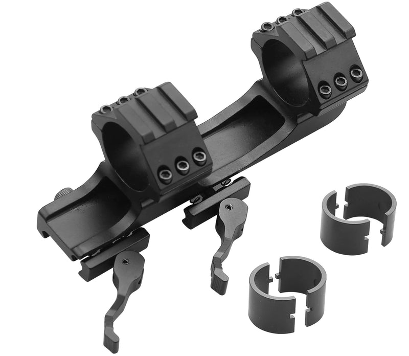 Atom Optics Scope Mounts Rings 1inch / 30mm QD Cam Locks Quick Release Cantilever Picatinny Weaver 20mm Rail Hunting - BeesActive Australia