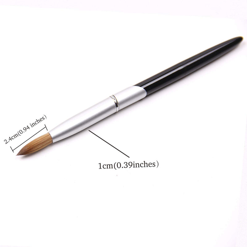 YINUOQI Size 10 Kolinsky Brushes for Acrylic Nails,Size 10 Acrylic Brush(10) - BeesActive Australia