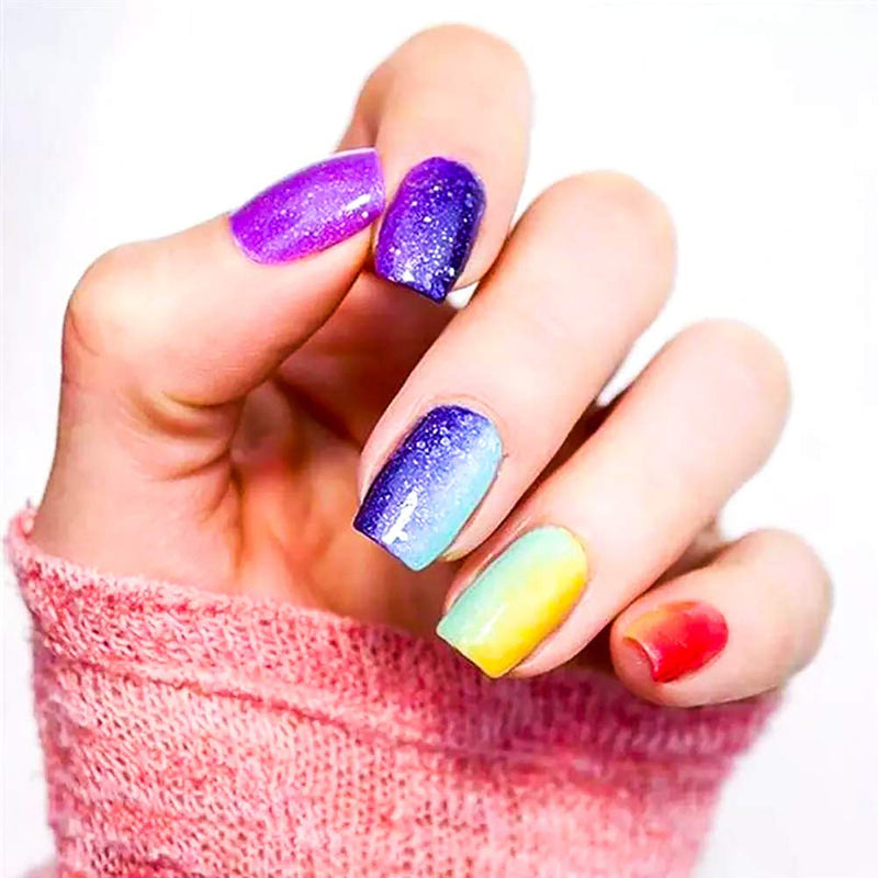 DANNEASY 3Pcs Nail Gradient Pen Lace Ombre Design Acrylic Nail Art Brush Set Drawing Painting Pen Manicure DIY&Salon Tools KIT 1 - BeesActive Australia