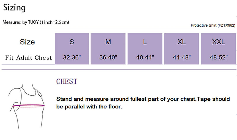 TUOY Padded Compression Shirt – Adult Sizes & 6 Pads Padded Protective Shirt for Football Paintball Baseball Adult XL - BeesActive Australia