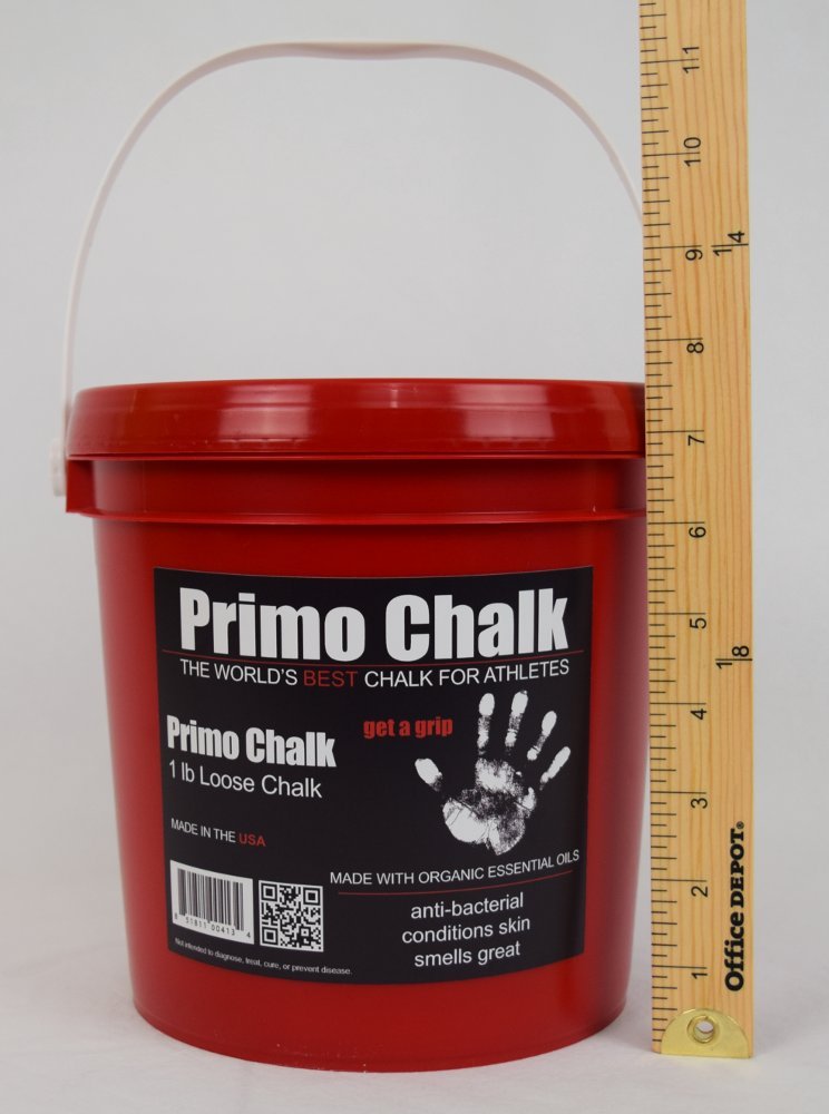 Primo Chalk Stop ruining Your Hands 1lb Bucket, The Way Climbing and Lifting Chalk Should be. Switch to Primo Gym Chalk and Experience The Difference for Yourself. - BeesActive Australia