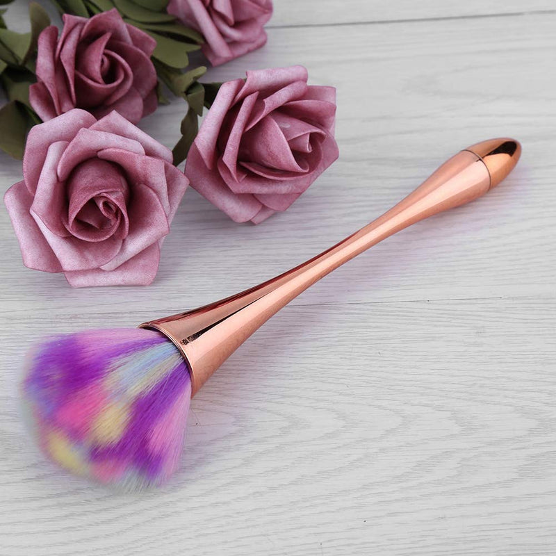 Filfeel 1Pcs Nail Dust Cleaning Brush, Soft Foundation Brushes Nail Art Powder Dust Removal Brushes Manicure DIY Tool(#3) #3 - BeesActive Australia
