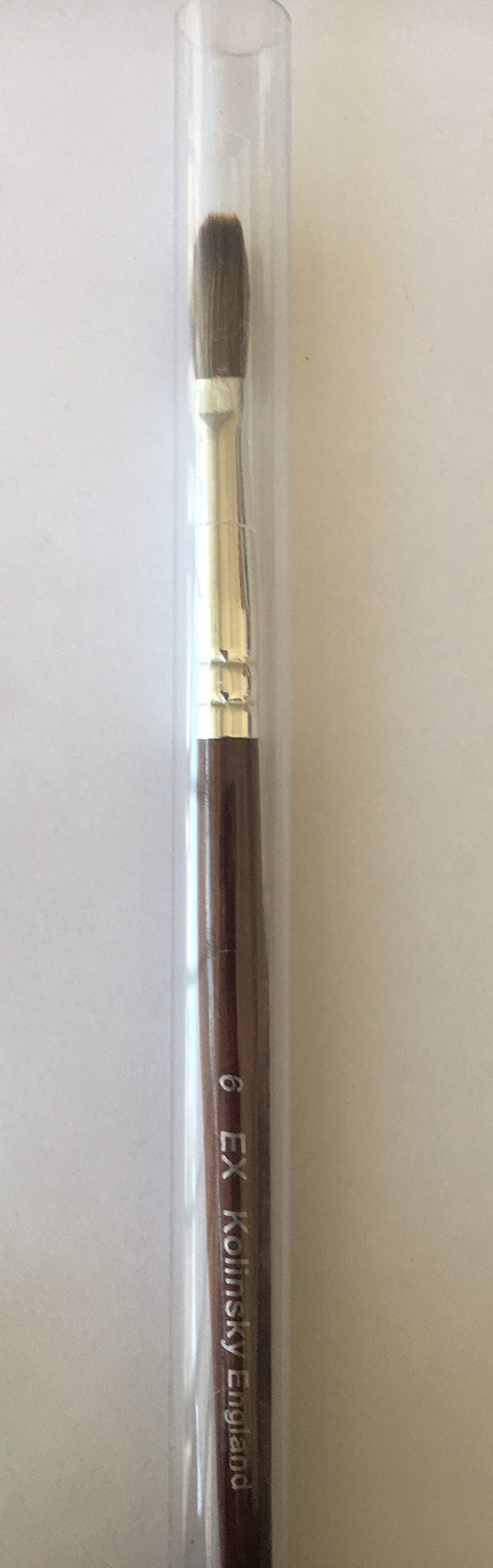 Old Style - Short Handle - EX CRIMPED 100% Kolinsky Arcylic Nail Brush (Crimped 6) - BeesActive Australia