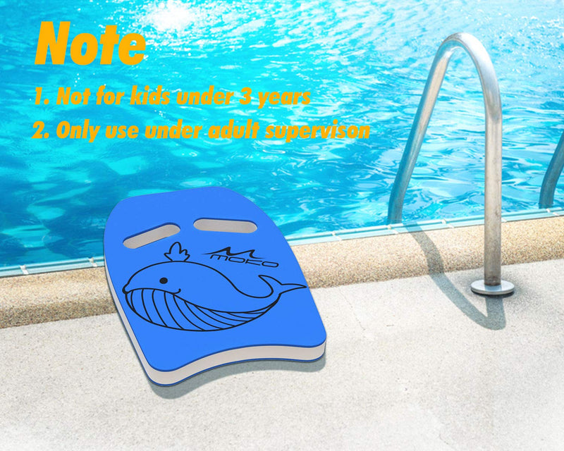 MoKo Swim Kickboard, Cartoon Swimming Training Kick Board Pool Exercise Equipment Promote Natural Swimming Position Water Fun Tool for Kids Blue - BeesActive Australia