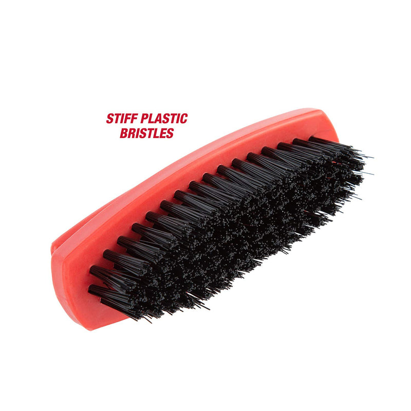 GreatNeck 19025 Fingernail Brushes, Red Hard Bristle Nail Brushes (6 Pk) | Professional Quality, Ideal for Mechanics and Gardeners, Men and Women | Convenient Handle for Deep Nail Cleaning 6 Pcs - BeesActive Australia