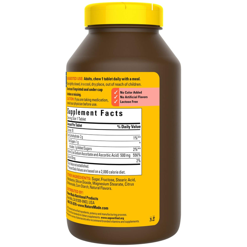 Nature Made Chewable Vitamin C 500 mg Tablets, 150 Count Value Size to Help Support the Immune System - BeesActive Australia