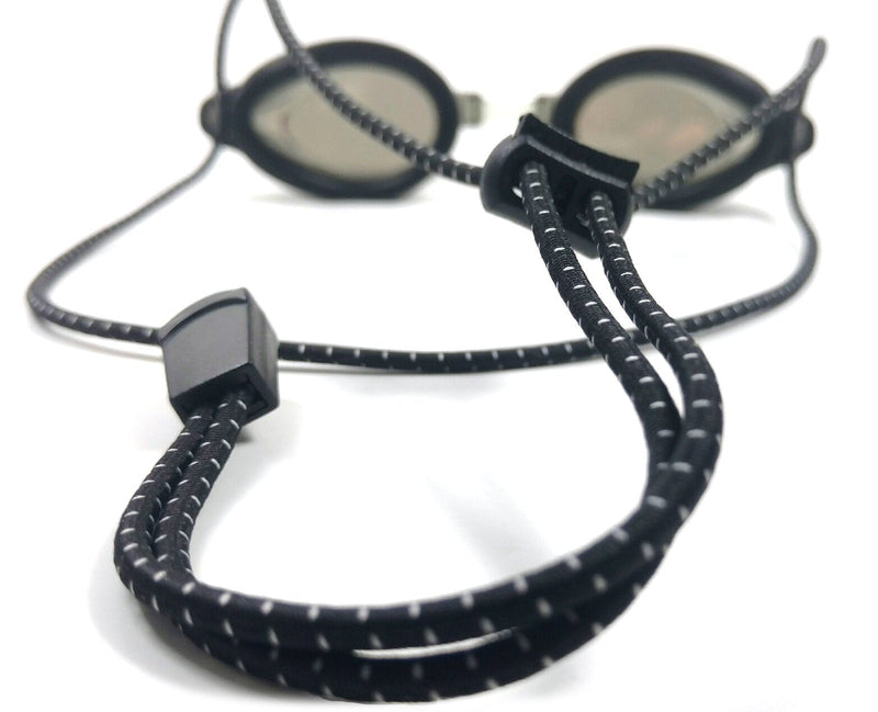 Resurge Sports Anti Fog Racing Swimming Goggles with Quick Adjust Bungee Strap Black Mirrored - BeesActive Australia