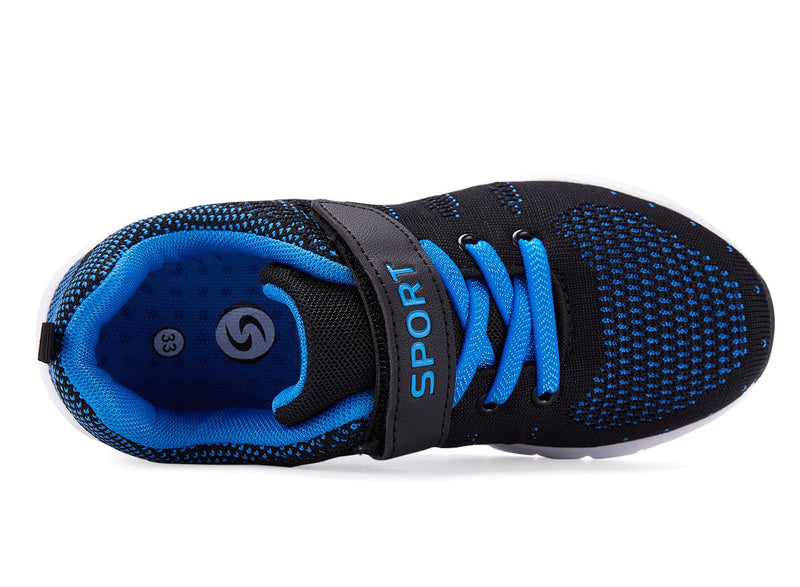 Kids Running Tennis Shoes Lightweight Casual Walking Sneakers for Boys and Girls (Little Kid/Big Kid) 1 Little Kid 1#blue - BeesActive Australia