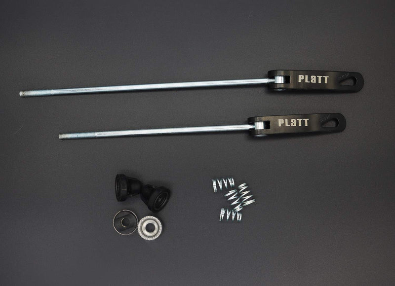 Platt Bike Wheel Hub Skewers MTB Quick Release Skewers Front and Rear Axle Fit for Road Bike,Mountain Bike,BMX (1Pair) black - BeesActive Australia