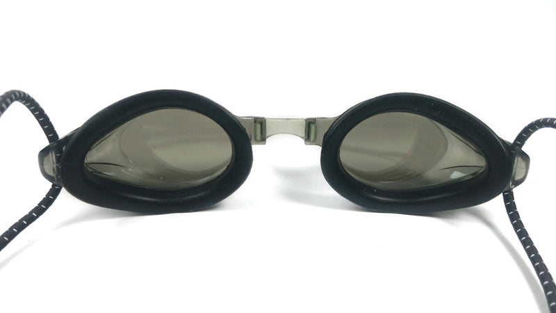 Resurge Sports Anti Fog Racing Swimming Goggles with Quick Adjust Bungee Strap Black Mirrored - BeesActive Australia