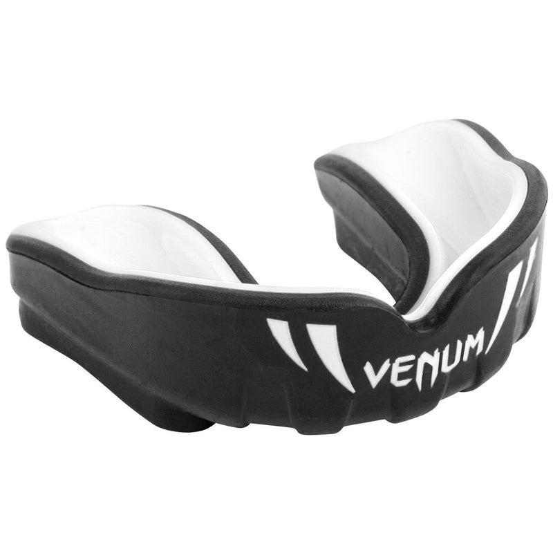 Venum Challenger Kids Mouthguard, Black/White, One Size - BeesActive Australia