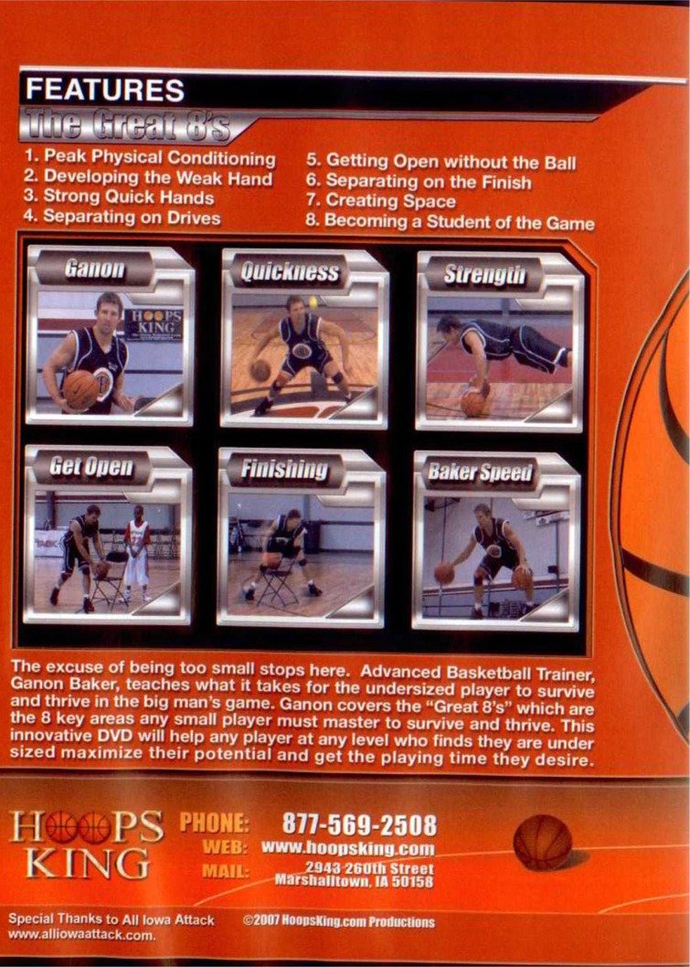 How to Survive & Thrive As an Undersized Player DVD - Develop The Skills You Need to Compete As A Smaller Player - Score Over Taller & Bigger Opponents - BeesActive Australia