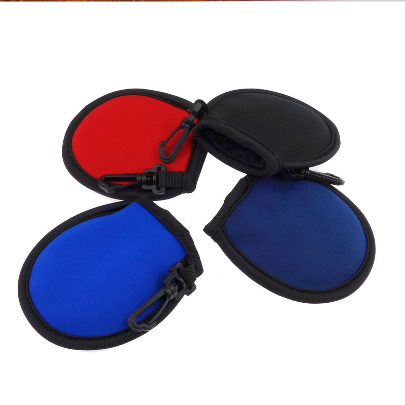 Zelerdo 4 Pack Portable Pocket Golf Ball Washer Golf Ball Cleaner Pouch 4 Colors - BeesActive Australia