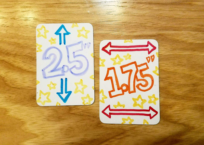 Miniature Blank Playing Cards (Matte Finish) 200 Blank Cards, 2.5" x 1.