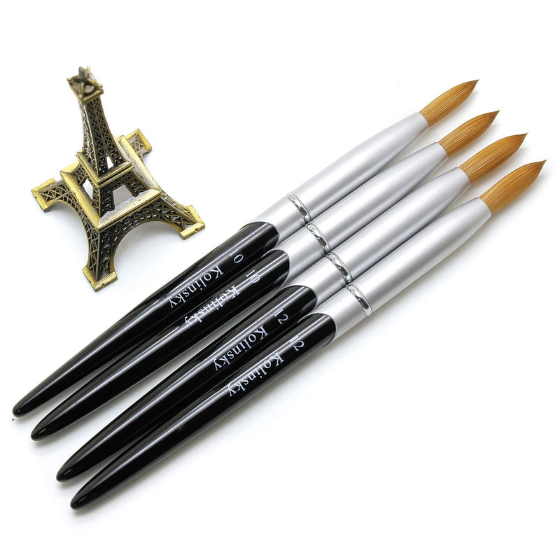 YINUOQI Size 10 Kolinsky Brushes for Acrylic Nails,Size 10 Acrylic Brush(10) - BeesActive Australia