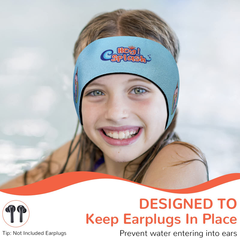 HeySplash Swimming Headband, Ear Band Swimmer Ear Protection, Elastic