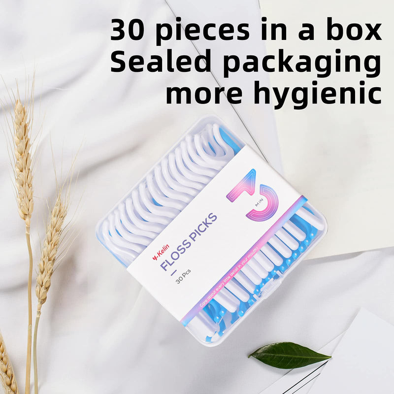Dental Floss YType Oral Cleaning Portable Orthodontic Toothpick Cleaner 30 Pcs (1 Pack) 1 pack
