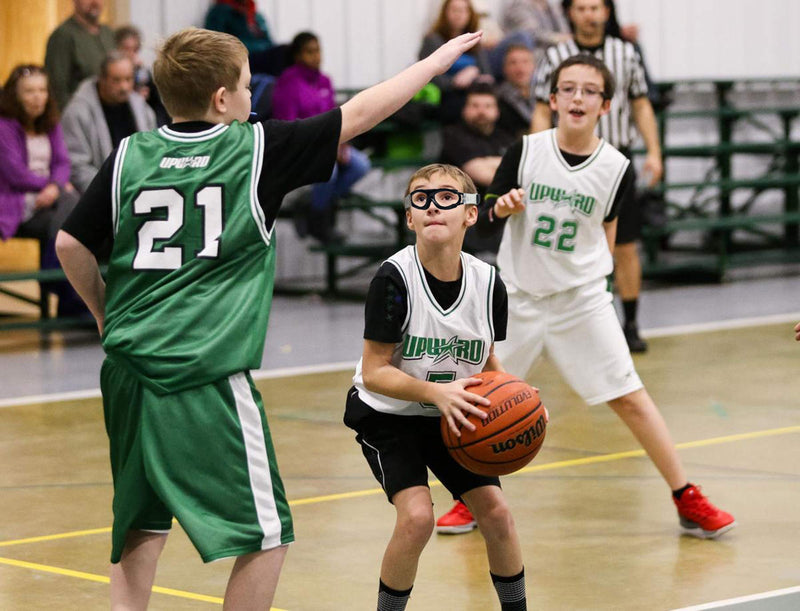 Freebee Unisex Kids Sports Safety Glasses Protective Goggles for basketball soccer Black - BeesActive Australia