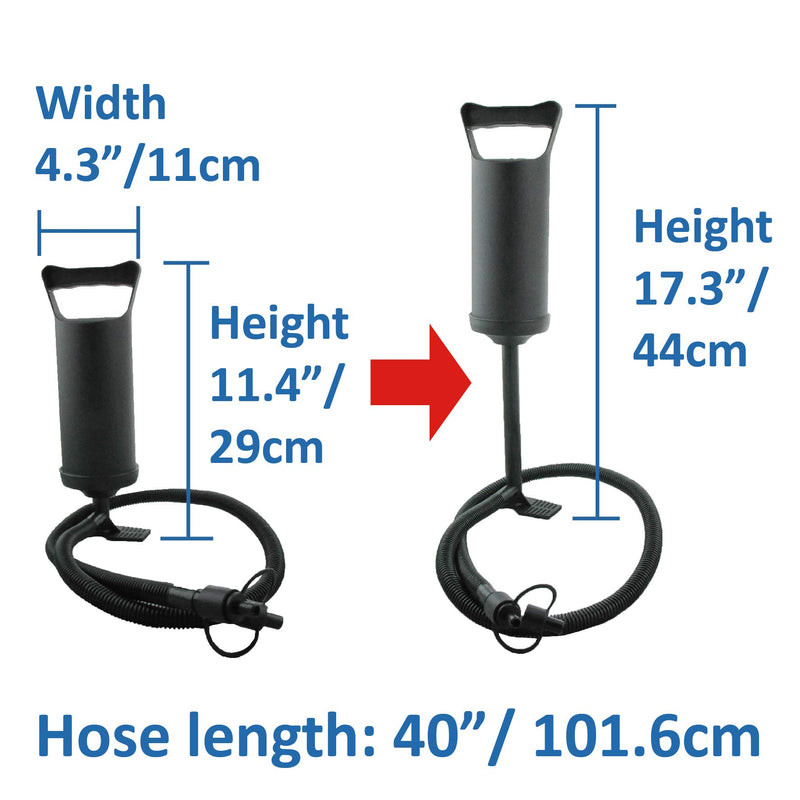 ObboMed PP-1030 Hand Pull Powerful Floor Air Pump for Inflatable Cushion, Pillow, Wedge, Basin - BeesActive Australia