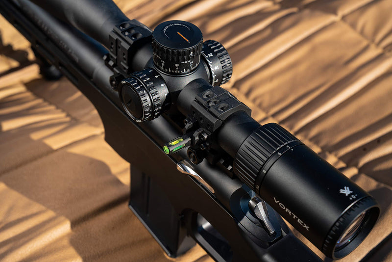 Wheeler 2 Piece Picatinny Rail Scope Rings with Flat Top, 6-Hole Design and Integrated Anti-Cant Indicator for Leveling, Shooting and Gunsmithing 30mm High - BeesActive Australia