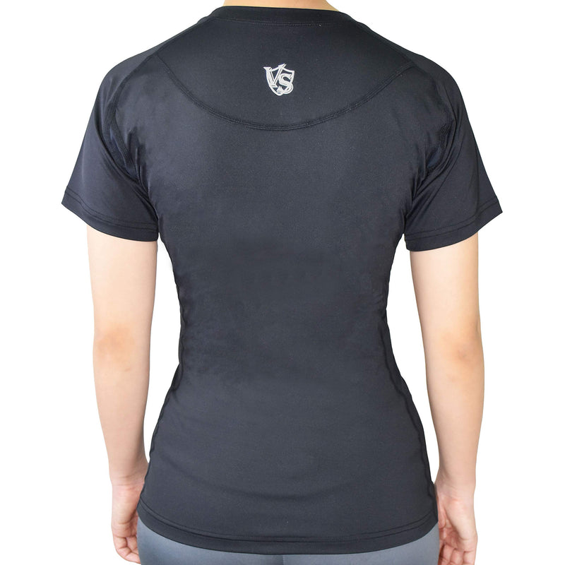 Vital Salveo-Germanium Women Compression Short Sleeve T-Shirts Cool Dry for Athletic Sports wear Medium - BeesActive Australia